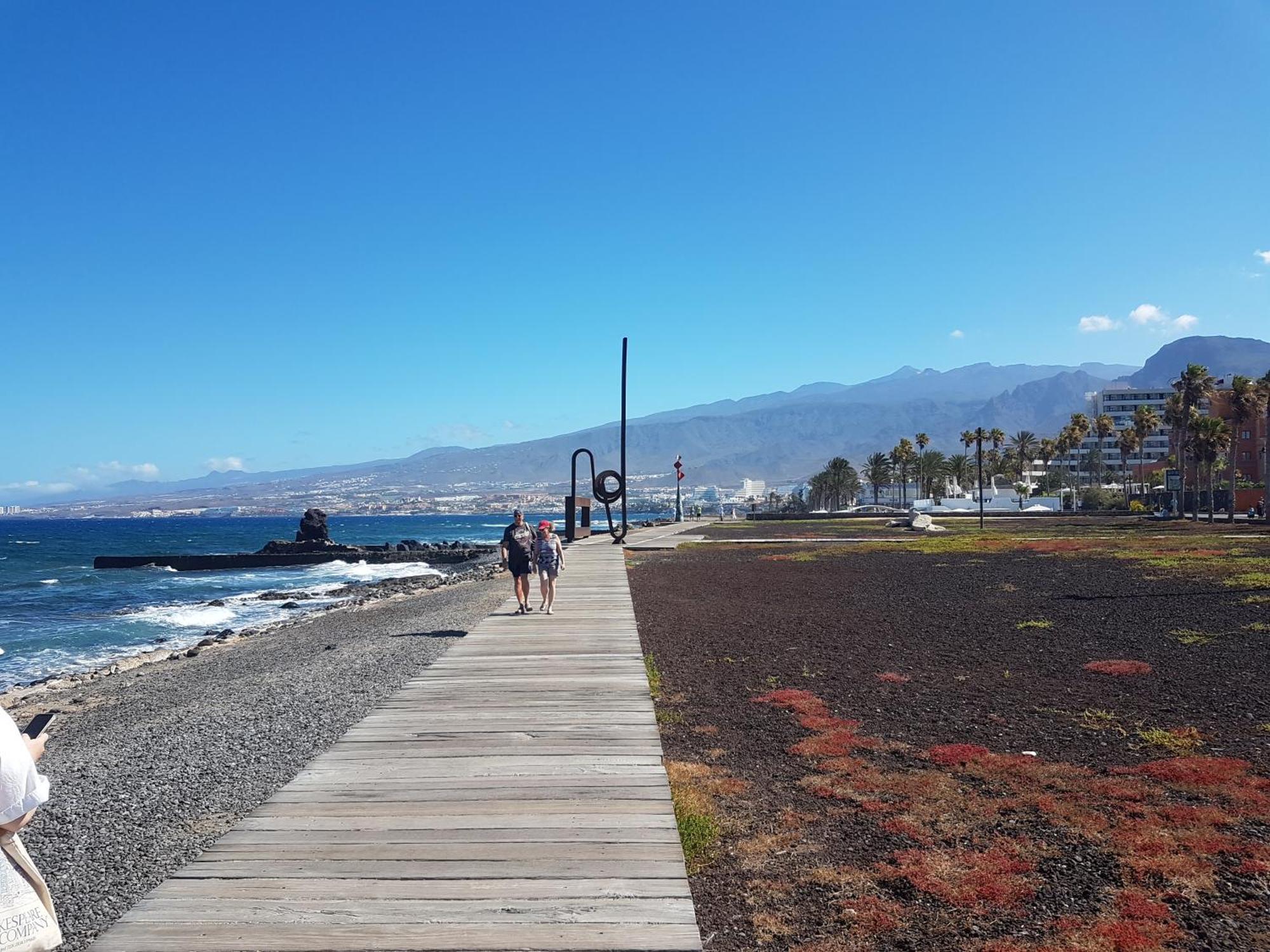 Beach 400Mtr, Top Of Mountain With Spectacular Surround View 200Mtr Los Cristianos  Exteriér fotografie